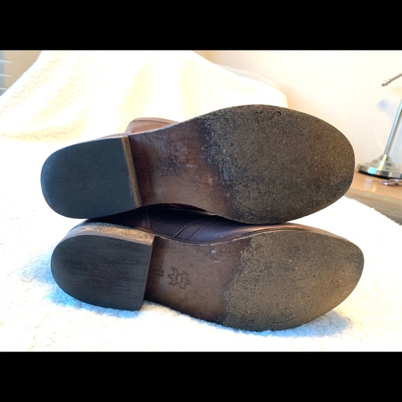 Diesel Desert Prarie Brown Leather High Boots - Picture 12 of 14